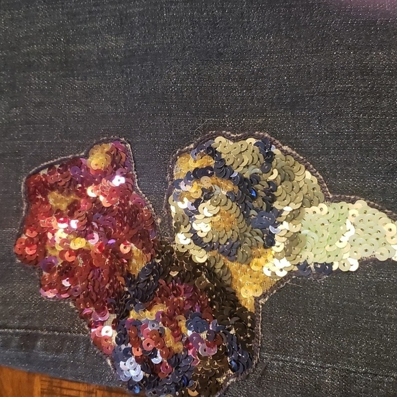 Anthropologie Pilcro and the Letterpress Slim Sequin Boyfriend Jeans - Picture 4 of 7